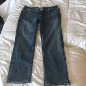 True Religion cropped jeans